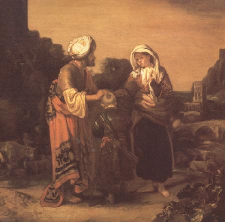 Barent fabritius The Expulsion of Hagar and Ishmael (mk33)